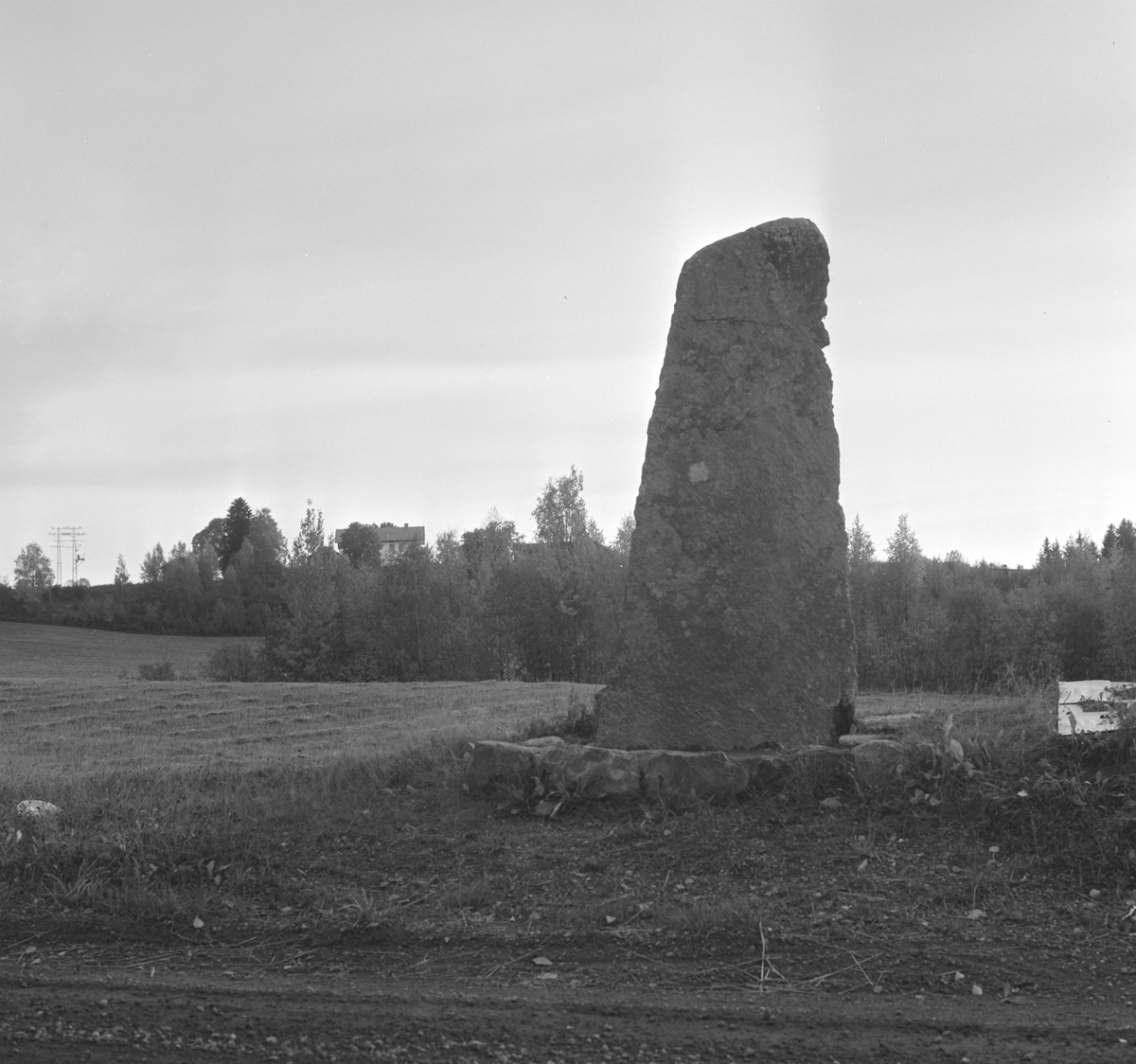 Bautastein, Mariendal, , jernalder, Ringsaker. 