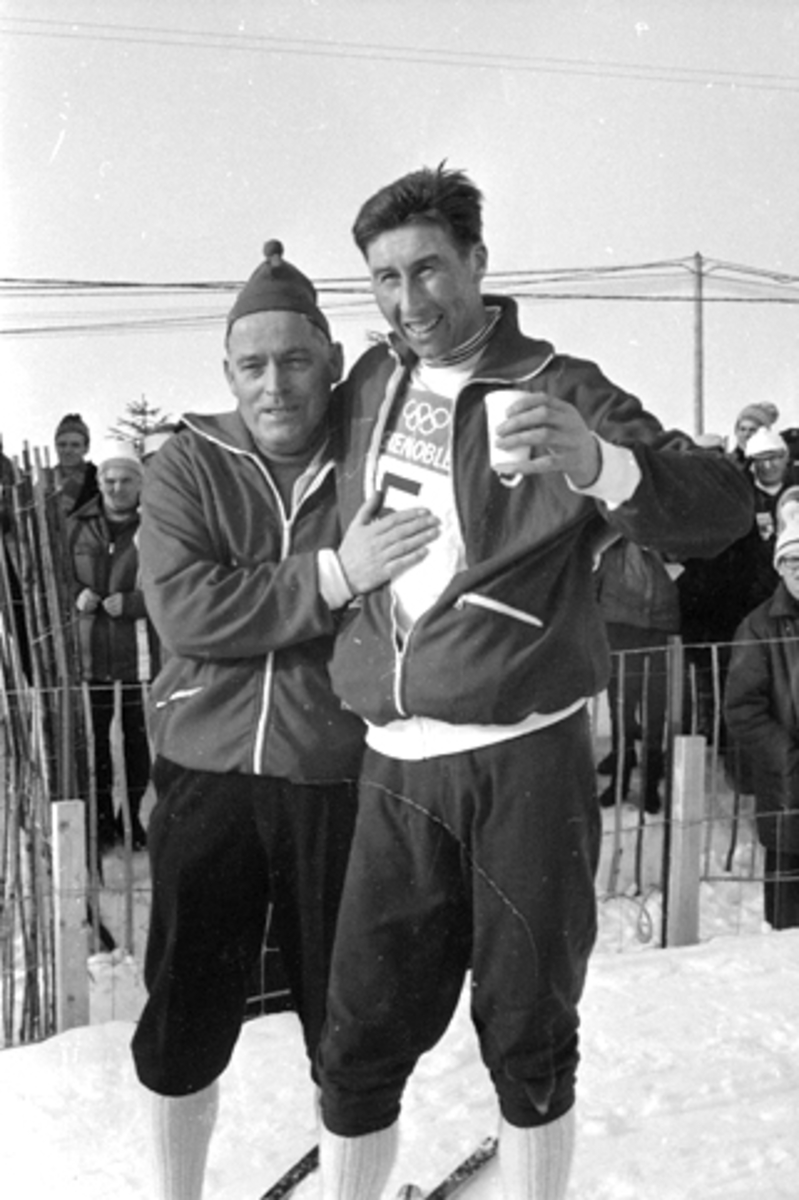 Harald Grønningen, ski, langrenn og ukjent.