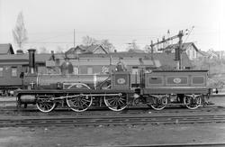 Hamar Jernbanestasjon, damplokomotivet Caroline, nyrestaurer