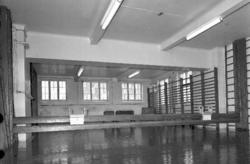Hamar, gymnastikksal fra ujent skole, foto for firma Strætkv