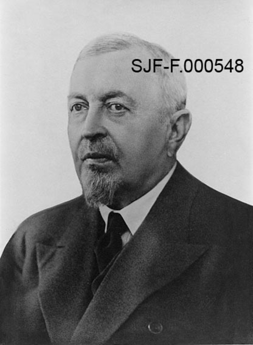 Portrett av Christian Vig, som var formann i De norske Papirfabrikanters Forening i 1920-21.  Portrettet er tatt i studio mot lys bakgrunn.  Vig er iført gråsvart dressjakke og kvit skjorte med svart slips. Han har kortklipt, grått hår som ligger strøket mot høyre og han har bart og hakeskjegg.  

Christian Vig var sønn av industrimannen August Johansen Vig (se SJF-F. 000569). Faren drev føst mølle og mekanisk verksted i Båstad i Trøgstad i Østfold.  Derfra flyttet han den mekaniske virksomheten til Bønsdalen på Eidsvoll i Akershus, hvor han etter hvert ble medarbeider ved en papirfabrikk to sambygdinger, brødrene Carl og Hartvig Bache-Wiig ledet.  Seinere var han blant annet leder for Akerselvens Papirfabrikker (Bentse Brug).  Som sønn fulgte Christian med i farens virke, og ble interessert i papirproduksjon.  Etter handelsgymnas tok han den tekniske fagskolen i Horten og ble derpå ansatt som praktikant ved Skotfos Brug i Skien.  Han arbeidet også ved Union Bruk.  I disse to bedriftene gikk Christian Vig gradene fra praktikant til assistentingeniør, papirmester og driftsingeniør.  Fra 1912 ble han overingeniør for alle fabrikkene i Union-konsernet, og i 1916 fikk han tittelen teknisk direktør.  I 1919 ble Christian Vig ansatt som direktør ved Hunsfos Fabrikker i Vennesla, der for øvrig faren hans hadde hatt den samme stillingen i perioden 1897-1913.  Vig var blant stifterne av Papirindustriens tekniske forening og Norsk Dampkjelforening, og han engasjerte seg i styrene i De norske Papirfabrikanters Forening og Norges Industriforbund. 