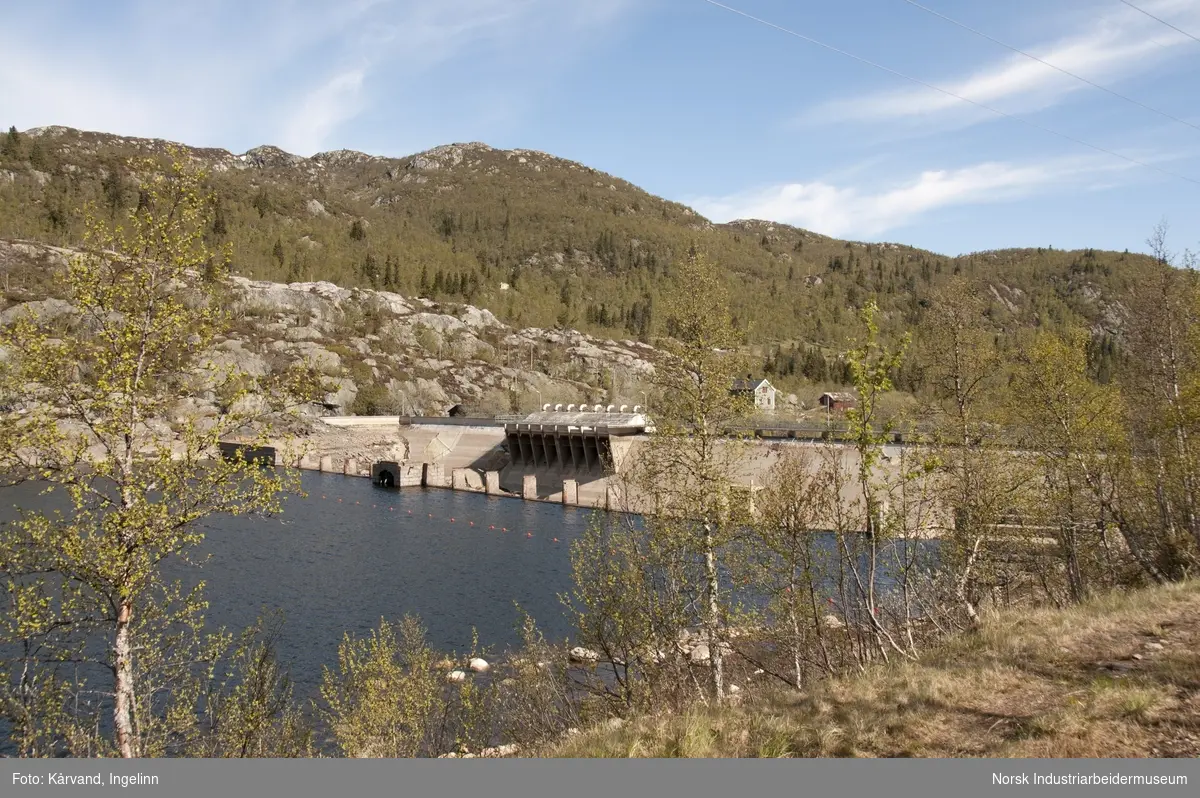 Gamle Skarfoss dam mot nord-øst