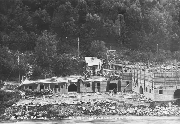 Rjukan By Anl. 115. Fjös for landhandleriet. 13-8-15.