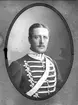 Porträtt av Gustaf Adolf Klingspor, ryttmästare K 3, stadsfullmäktiges ordförande i Skövde. Ägde och bodde på stora Sundby.