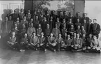 Officersaspirantkolan vid K 3 i Skövde 1929-30. Lennart Engerby son till furir Gunnar Andersson/Engerby, som var instruktör på officersaspirantskolan. Strömfelt till vänster i vit krage.