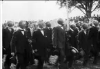 Invigningen av regementets minnessten på Sanna hed den 1 Augusti 1920.