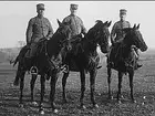 1930 - talet.Från vänster: Winblad, Skövde, Eskil Björk, Skövde, Berling Skövde. Tre stöttepelare - skvadronsadjutanter på 3. skvadron, 4. skvadron och livskvadron.