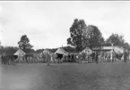 Göta ingenjörkårs övningar, bivack omkring år 1900.