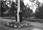 F6 Karlsborg 1941. Överstelöjtnant Hård tar emot flottiljen.