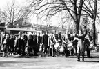 Fallskärmsjägarskolan Karlsborg 1957. Inryckning.