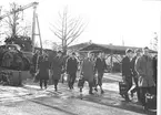 Fallskärmsjägarskolan Karlsborg 1957. Inryckning.