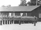 Fallskärmsjägarskolan Karlsborg 1957.Nya fallskärmsjägare.