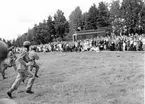 Fallskärmsjägarskolan Karlsborg slutet 1950-tal.