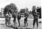 Fallskärmsjägarskolan i Karlsborg 1959.
