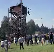 Fallskärmsjägarskolan i Karlsborg 1966.FJS-dagen.Hopptornet.