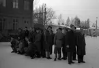 Fallskärmsjägarskolan i Karlsborg 1952.Inryckning.