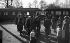 Fallskärmsjägarskolan i Karlsborg 1953.Inryckning.