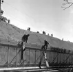 Fallskärmsjägarskolan i Karlsborg 1958.Fjs-dag. Hinder.