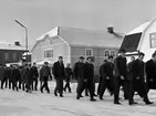 Fallskärmsjägarskolan i Karlsborg 1958.Inryckning.