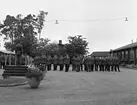 Fallskärmsjägarskolan i Karlsborg 1958.Örnparad.