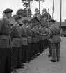 Fallskärmsjägarskolan i Karlsborg 1958.Örnparad.