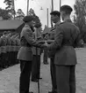 Fallskärmsjägarskolan i Karlsborg 1958.Örnparad.