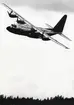 Fallskärmsjägarskolan i Karlsborg 1956.Hercules i luften.