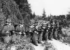 Kronheden, Barnarp. Gruppfoto. Längst till höger: Sigurd Hall.