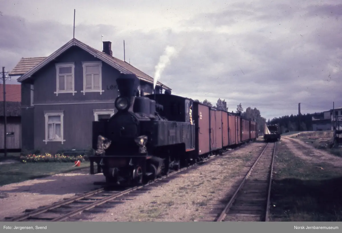 Blandet tog på Løken stasjon