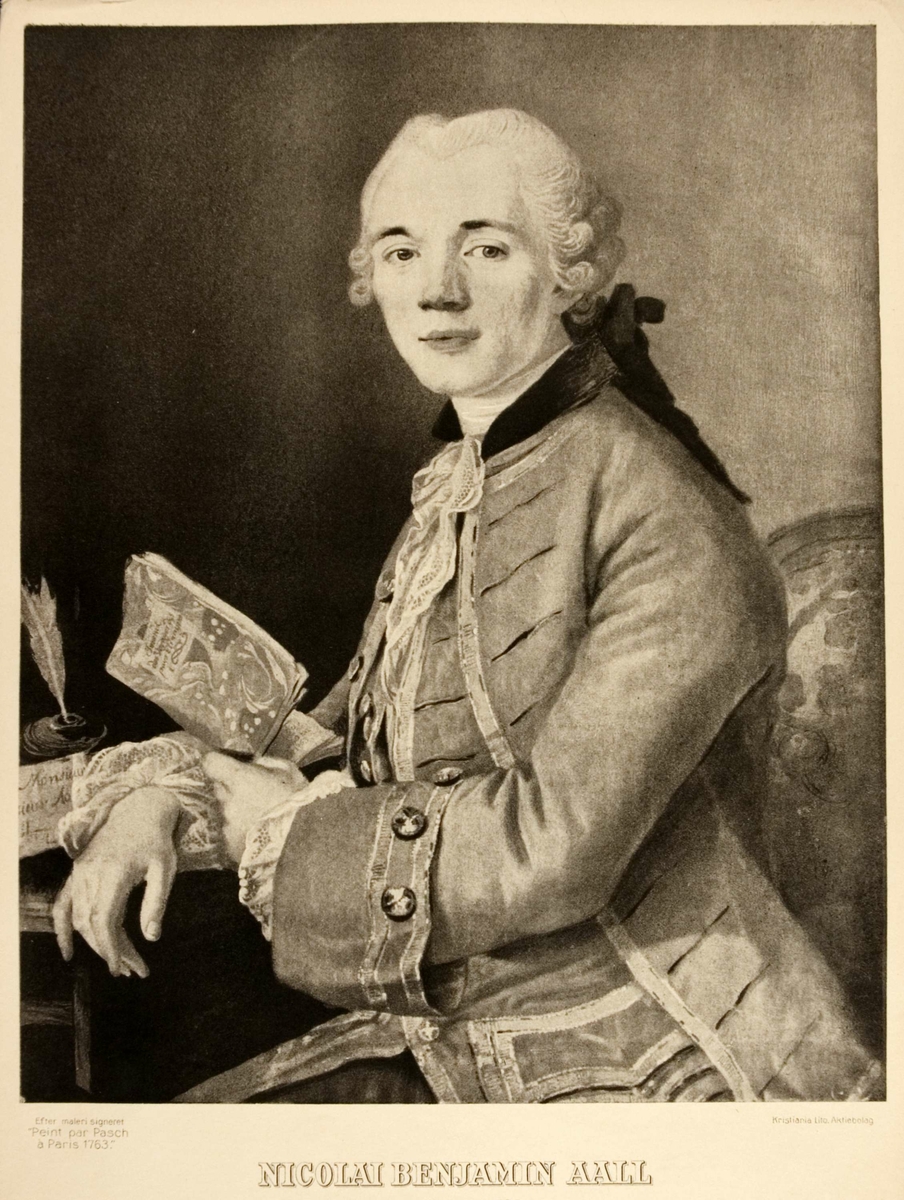 Portrett av Nicolai Benjamin Aall, eier av Ulefos.