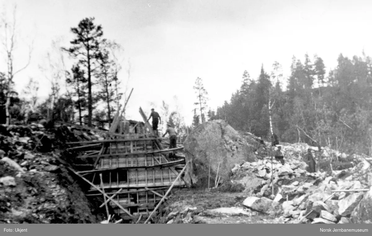 Fra anlegget på strekningen Fauske-Korsnes