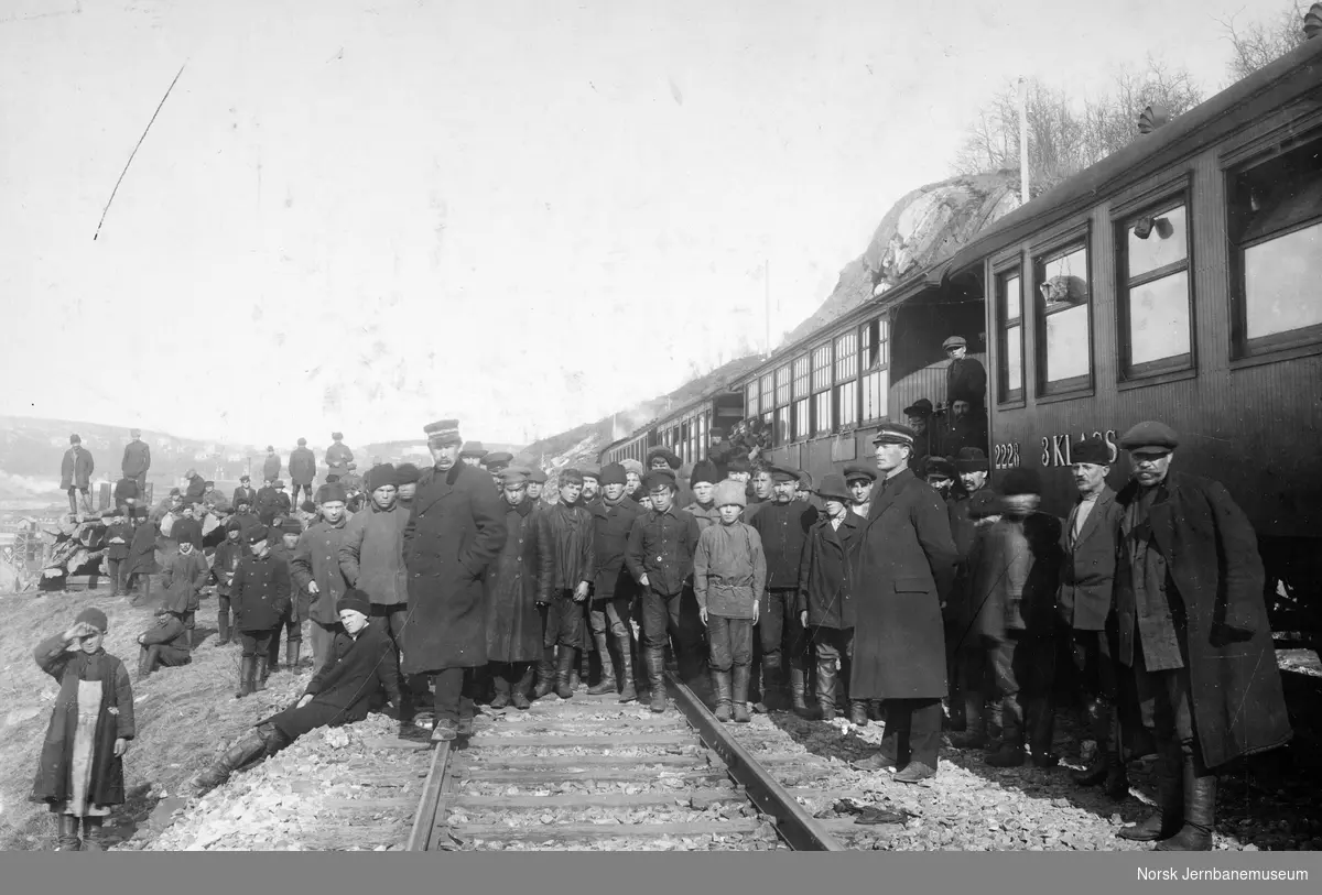 Transport av russiske arbeidere med Ofotbanen