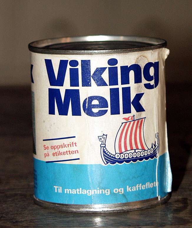 Vikingmelk, tom boks