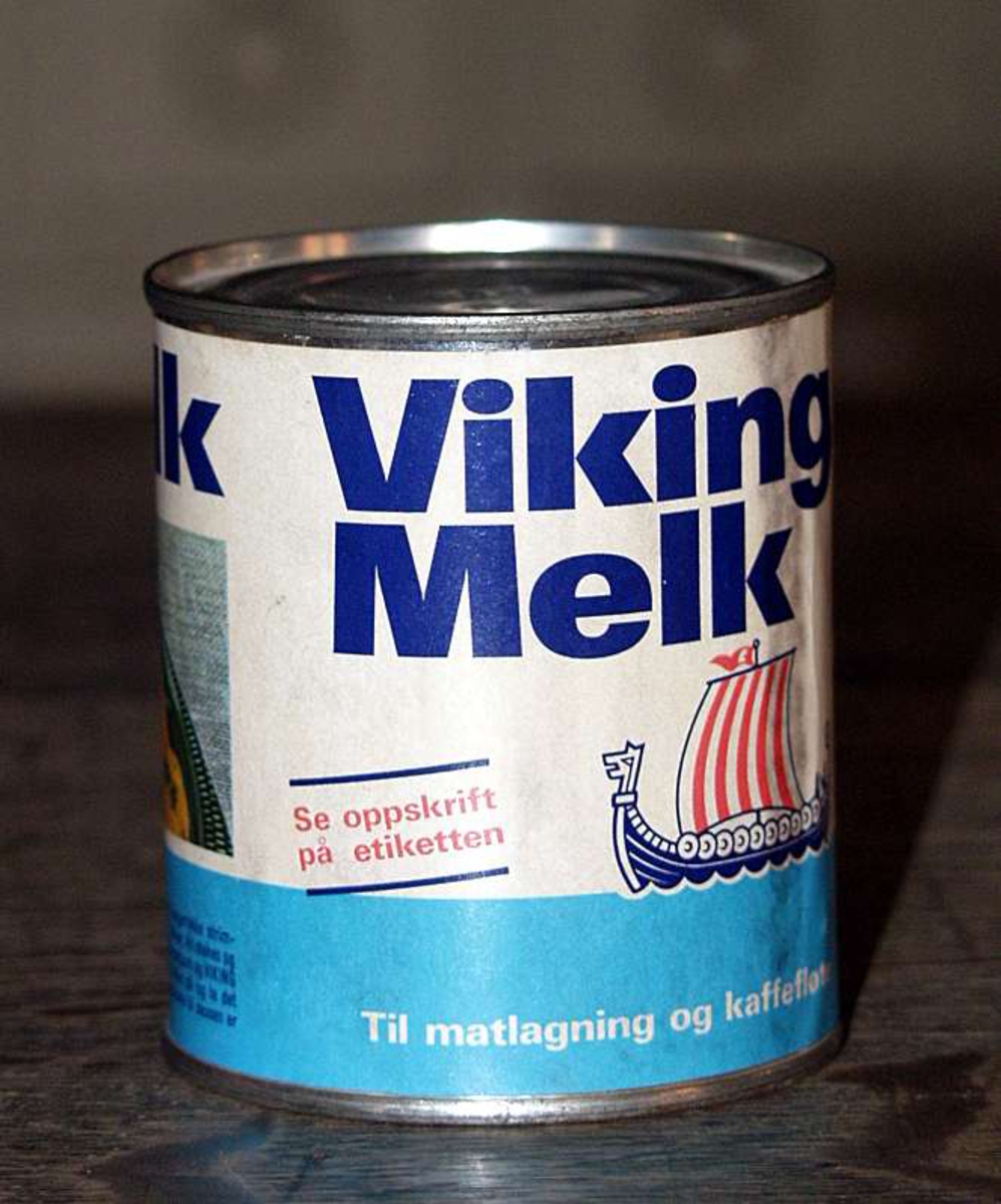 Vikingmelk, tom boks