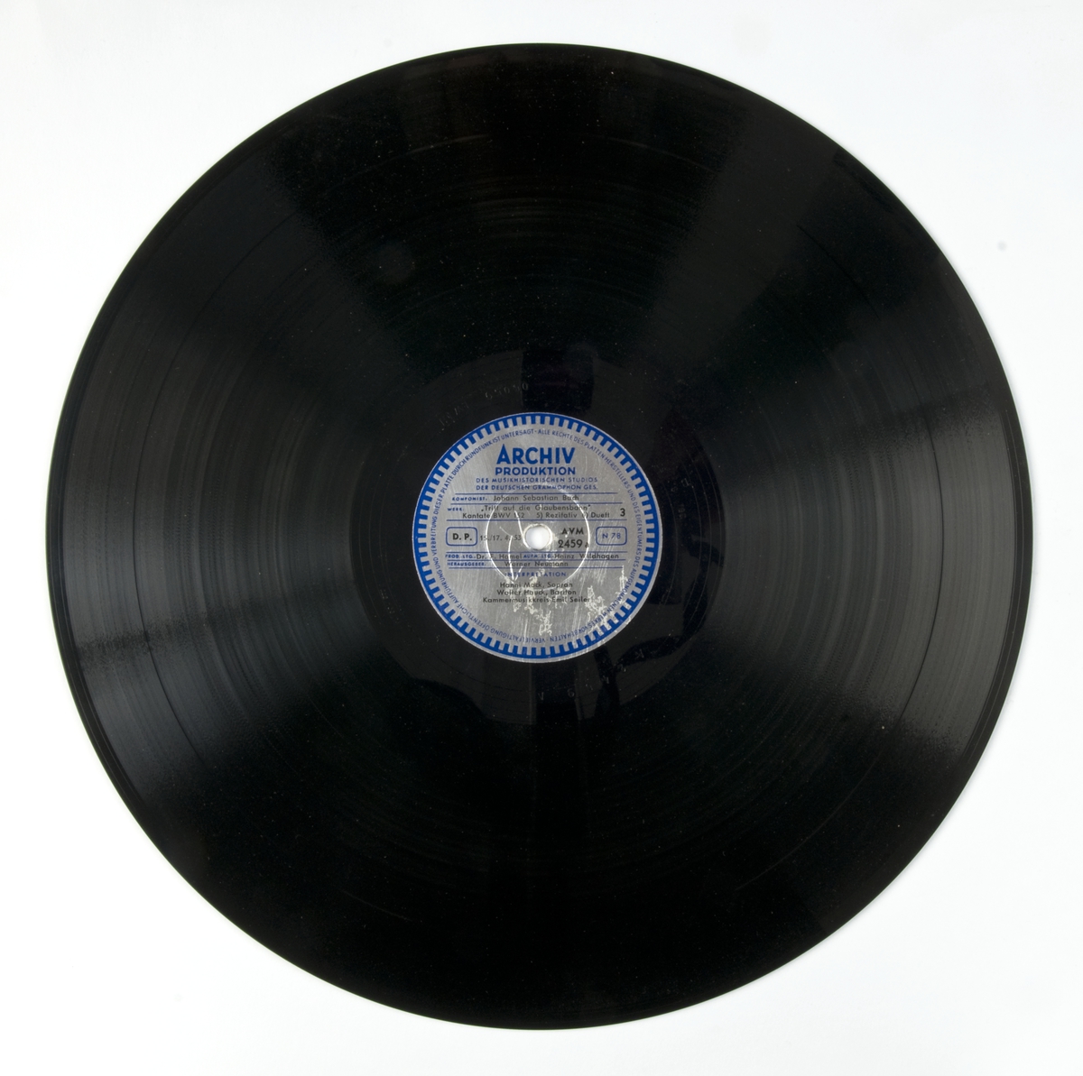 7 stk 78-plater med klassisk musikk
Johann Sebastian Bach