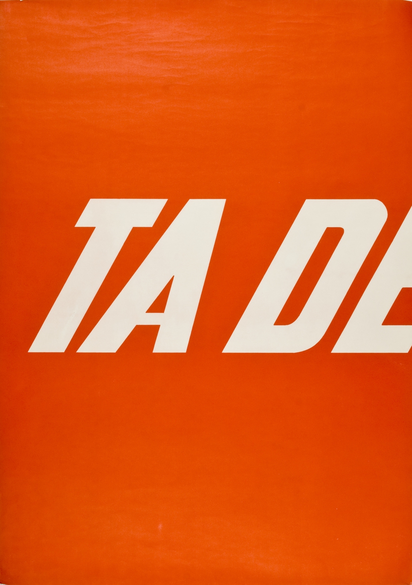 Reklameplakat for Hobby i tre deler.