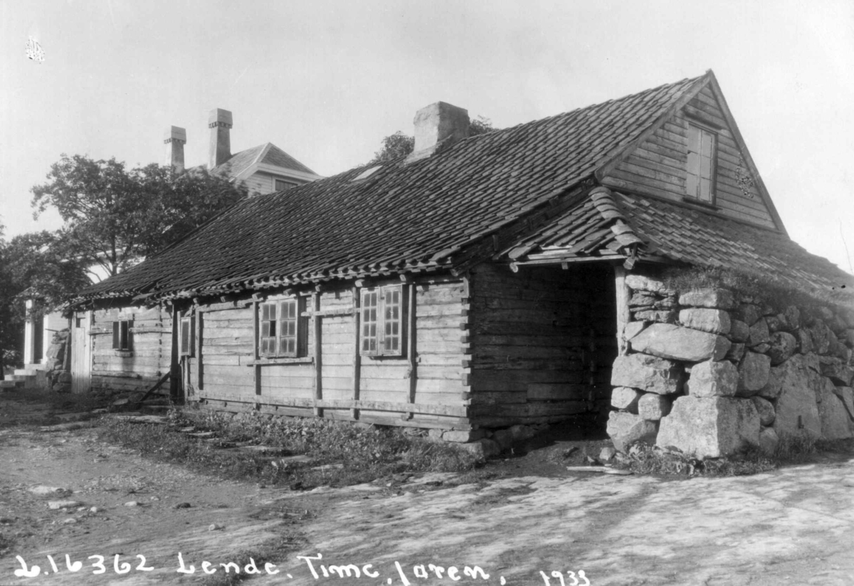 Stua fra Lende på Jæren, nå på Norsk Folkemuseum, som bygning nummer 091.