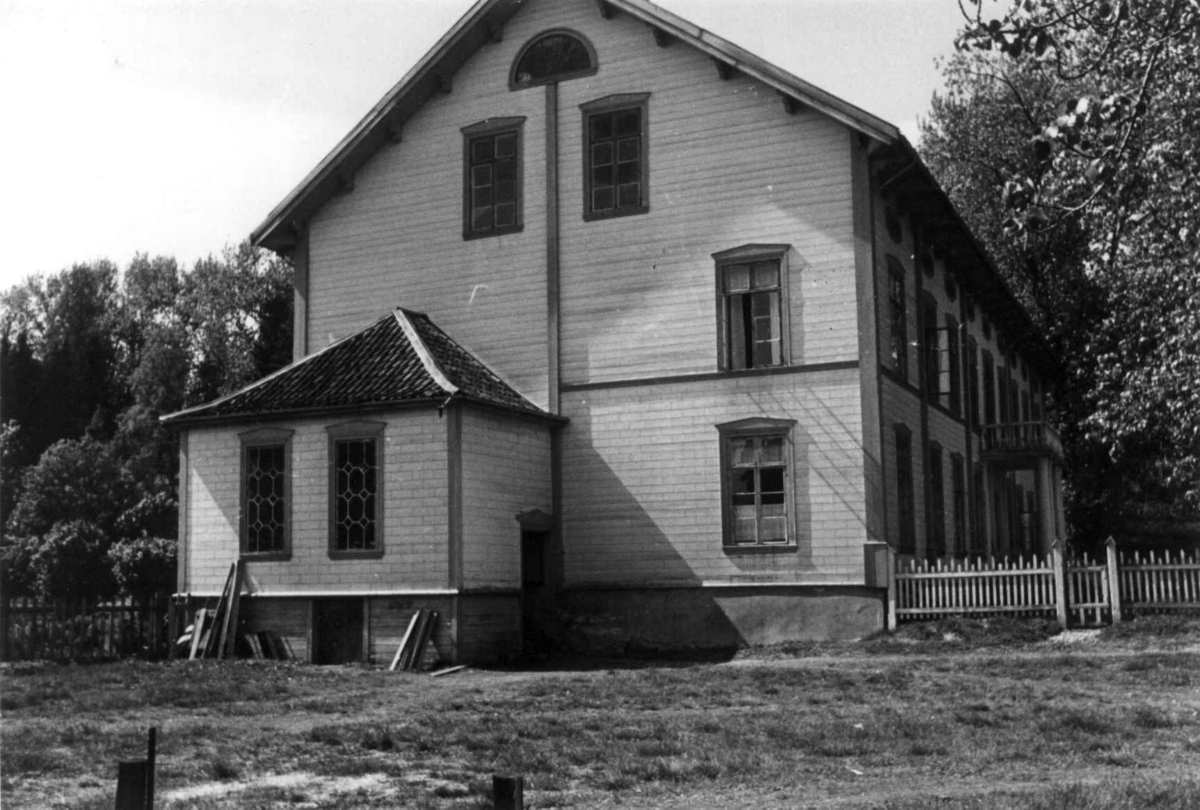 Sorknes, Åmot, Hedmark 1955. Hovedbygning. 
Fra dr. Eivind S. Engelstads storgårdsundersøkelser 1955