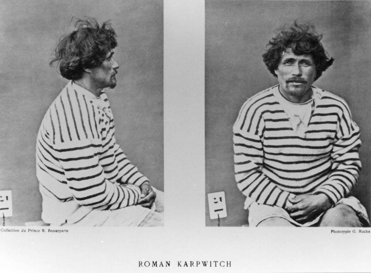 Roland Bonaparte sin samling. 
Portrett av Roman Kappwitch. Inngår i Bonapartes sameportretter som nr. 31.
Bonaparte