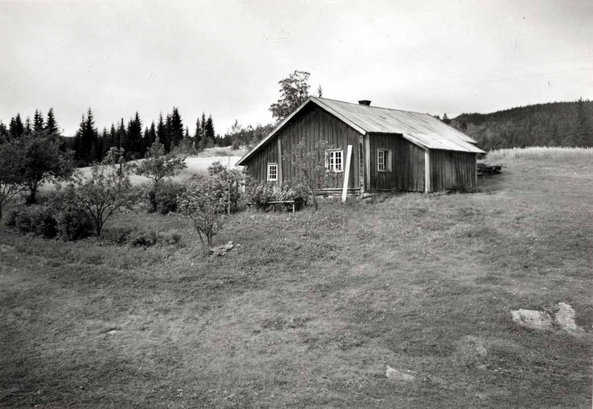 Øvre Lyse, Sørkedalen, Oslo 1957. Husmannsstue.