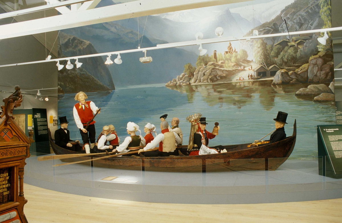 Fra utstillingen "Jakten på det norske" på Norsk Folkemuseum 1997.

