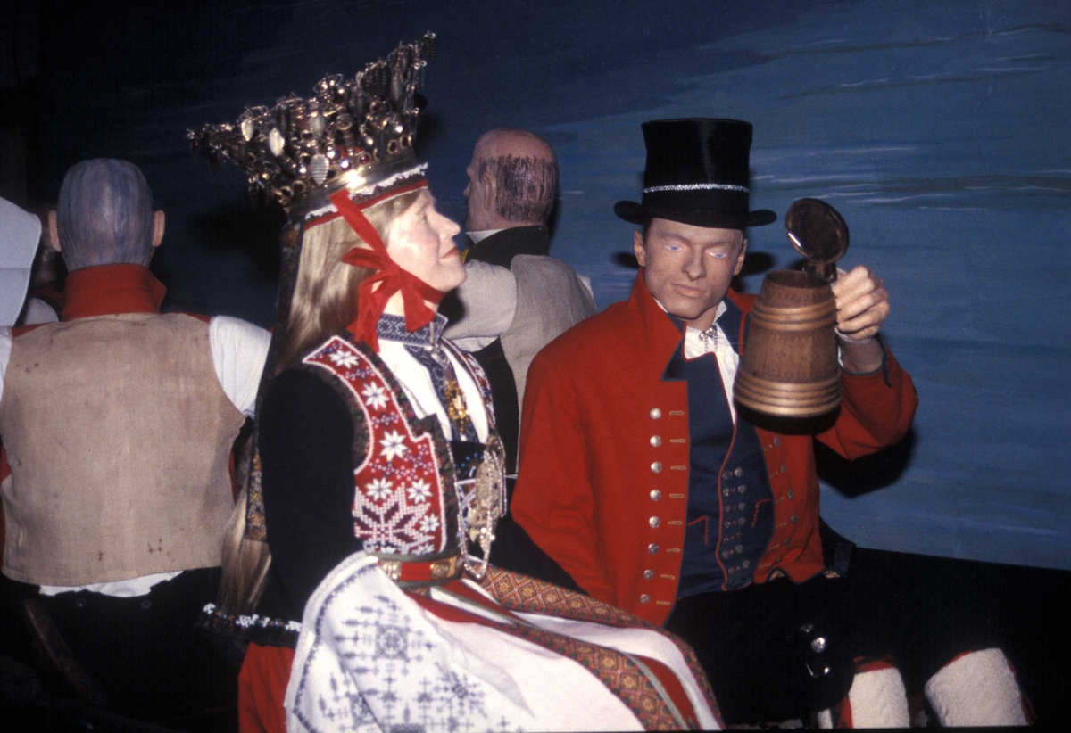 Fra utstillingen "Jakten på det norske" på Norsk Folkemuseum 1997.

