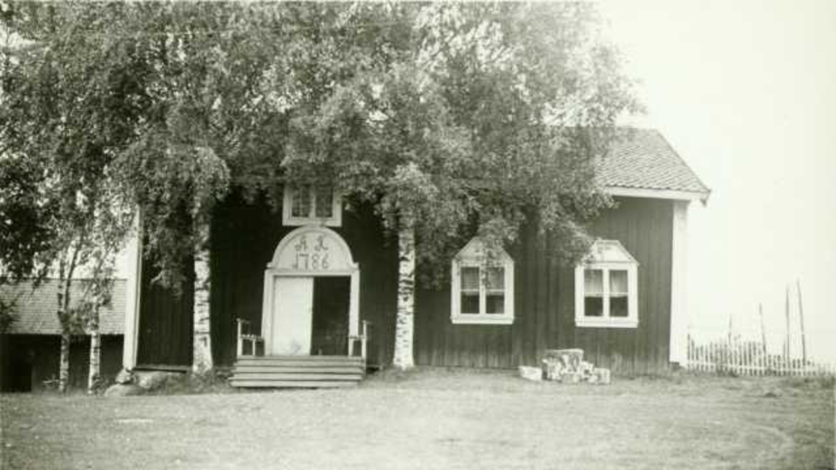 Kontorbygning (stue), Kongshov, Grue, Hedmark. Fotografert 1935.