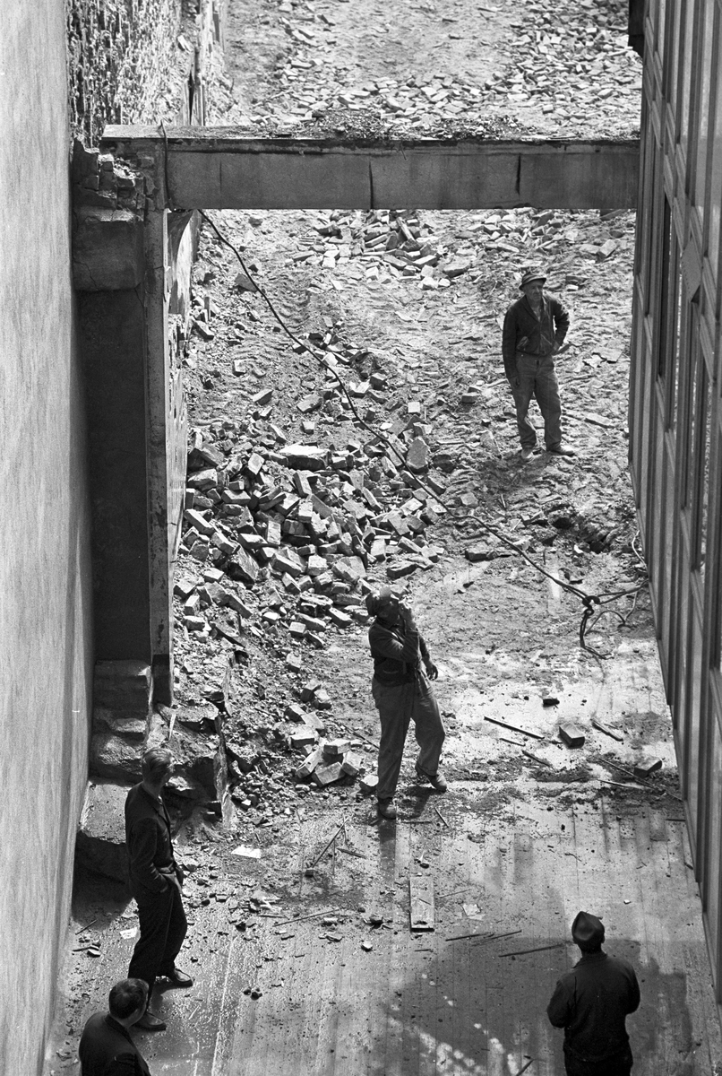 Serie. Dagbladets gamle gård.
Fotografert 1965.



