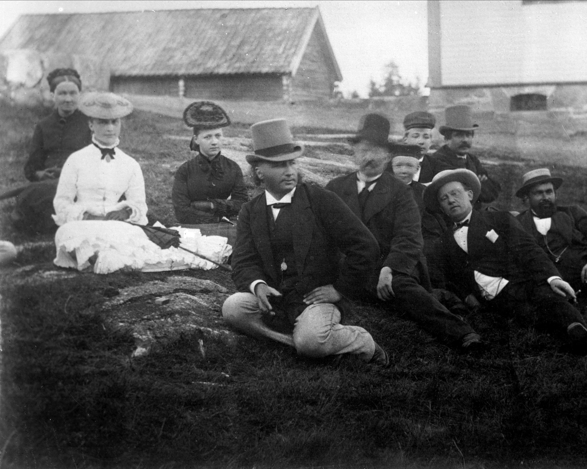 Avfotografering. Gruppebilde, Sarabråten.