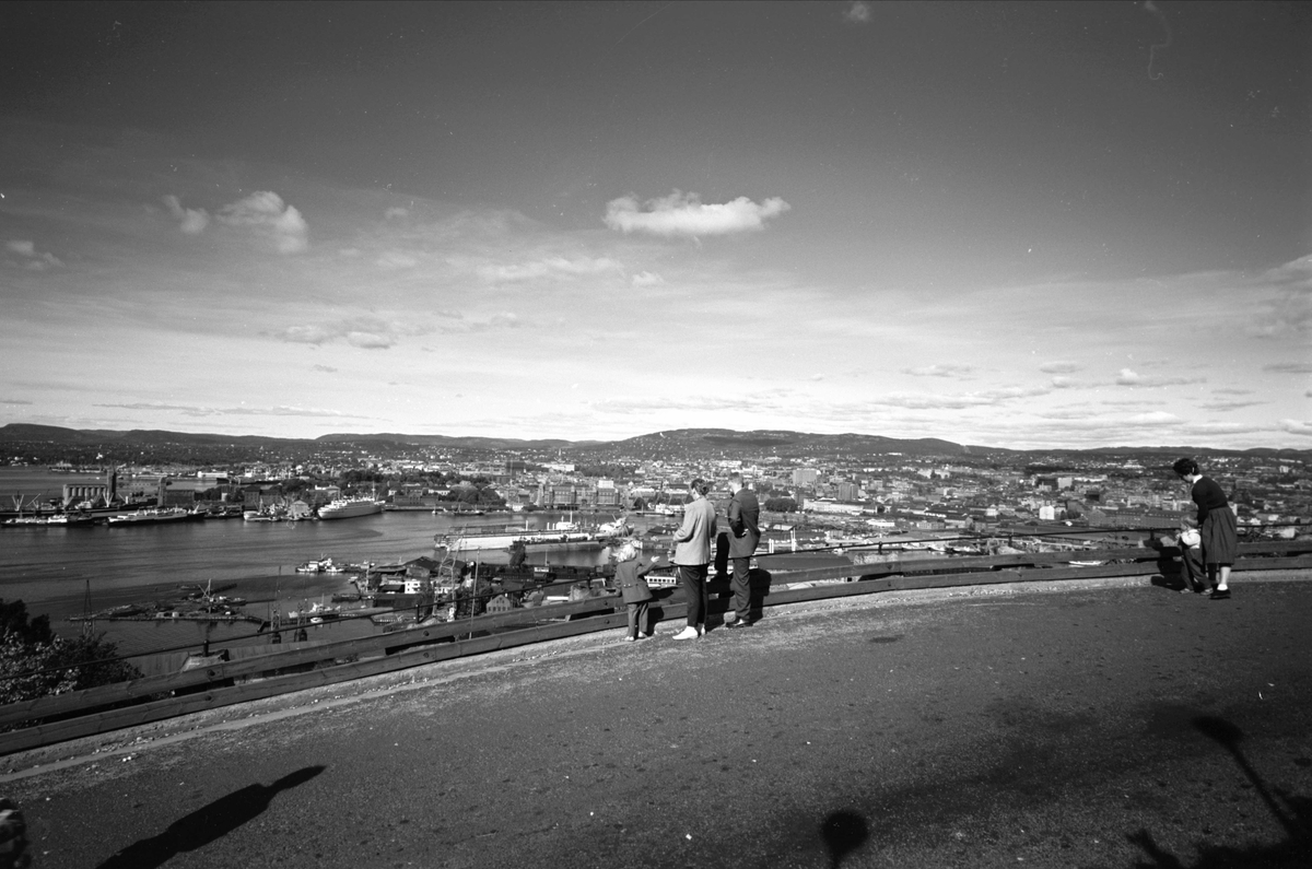 Oslo, sett fra Ekeberg,  Oslo, 1959.