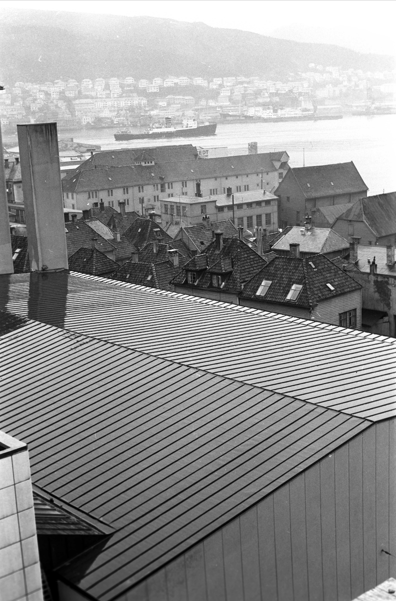 Sentralbadet, Bergen. Utsikt mot havna.