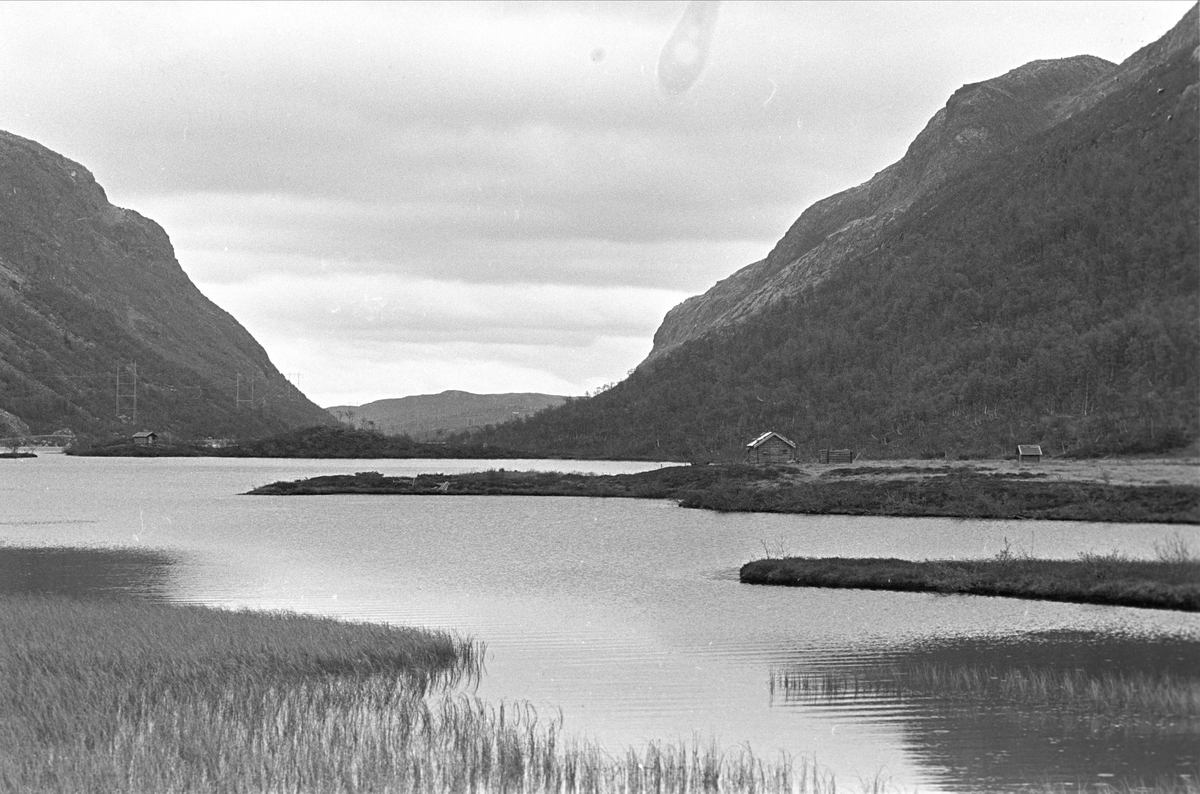 Setesdal, september 1964, fra Dalen til Valle, naturopplevelser.