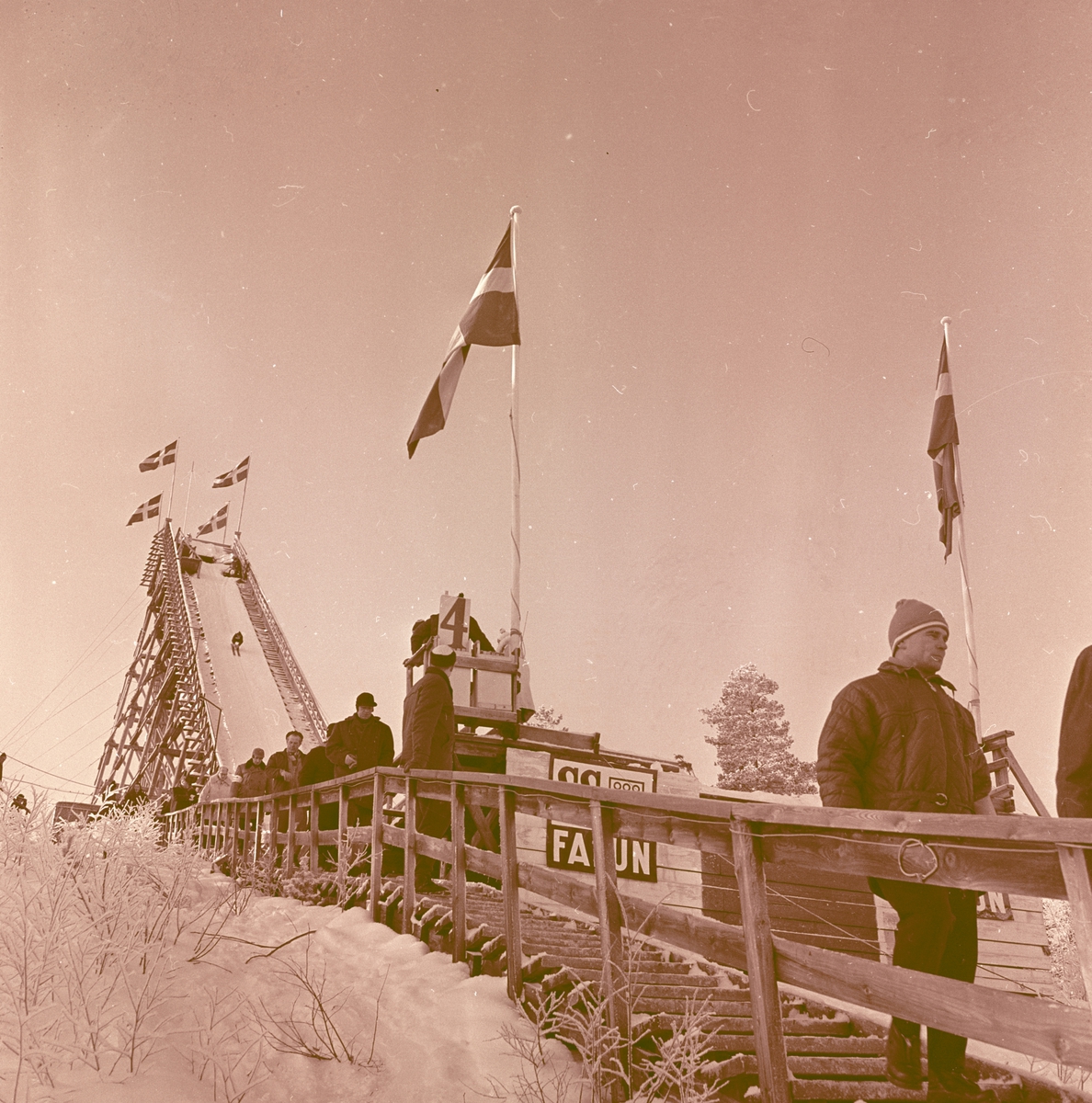 Sverige, Falun, februar 1963, Svenska Skidspelen.