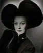 Nordiska Kompaniet, hattmode 1947. Modellen är möjligen Hjördis Grundel-Starenius.